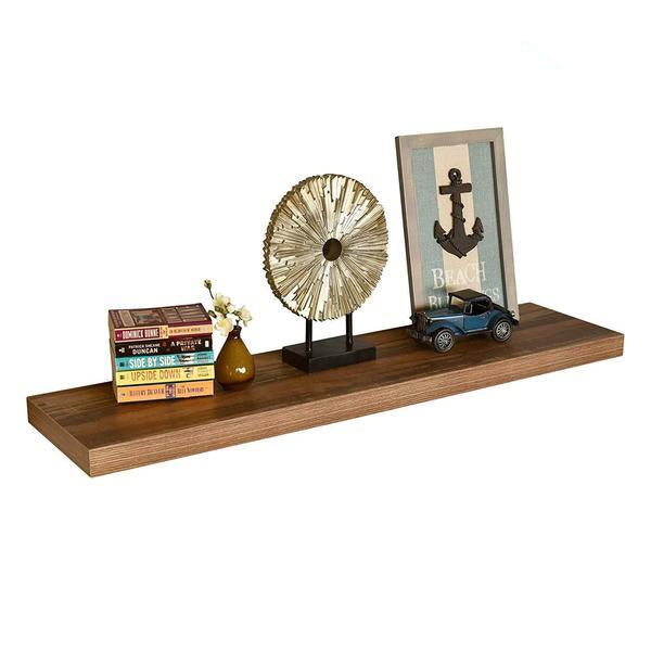 WELLAND 12 Inch Deep Grande Floating Shelf Wall Mounted Shelves Display, 24