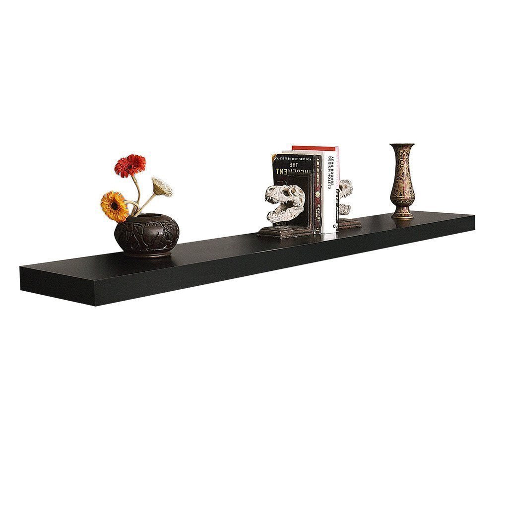WELLAND Floating Shelves Wood Modern Display Shelves Wall Mounted Shelves, 60