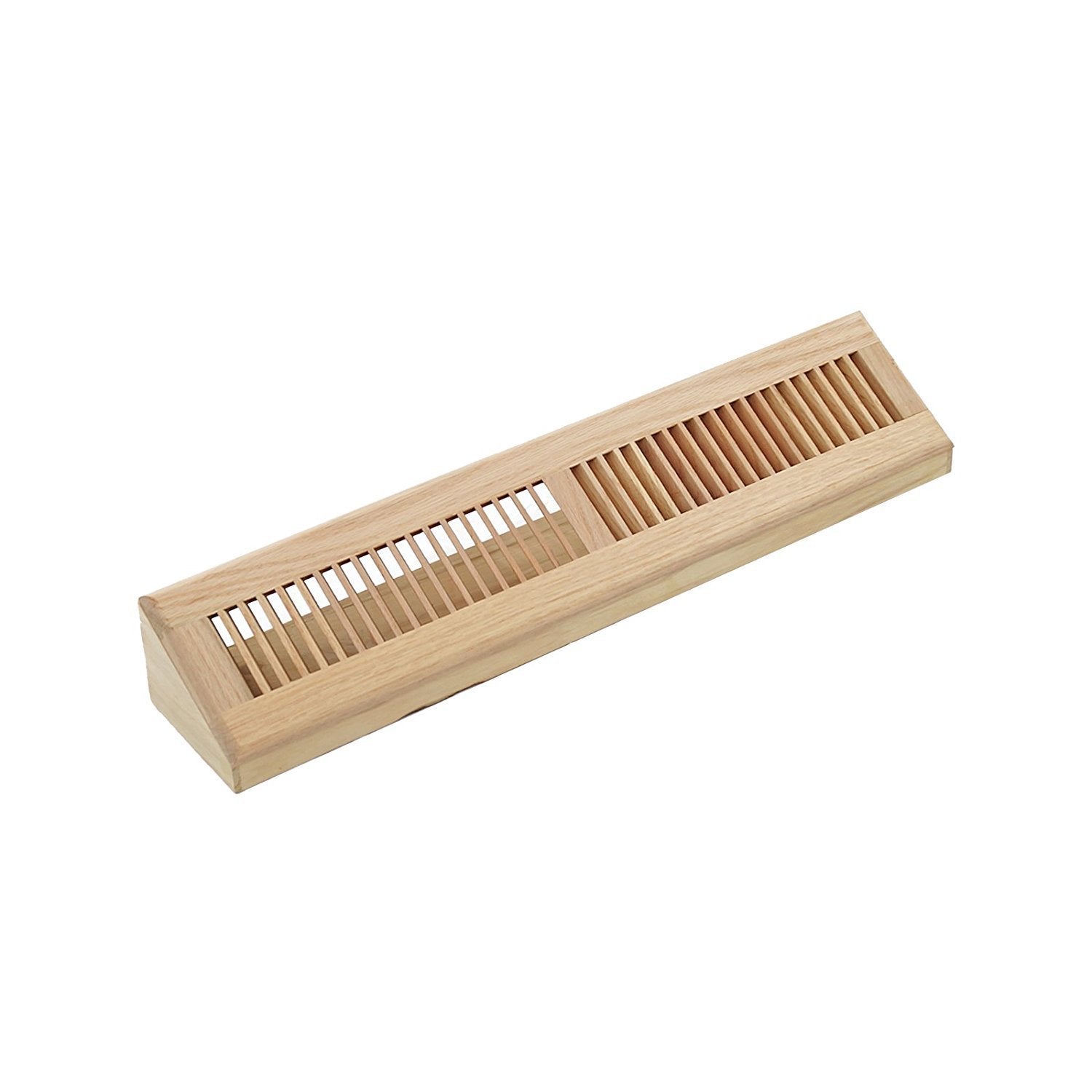 WELLAND Red Oak Baseboard Diffuser Wall Register Unfinished