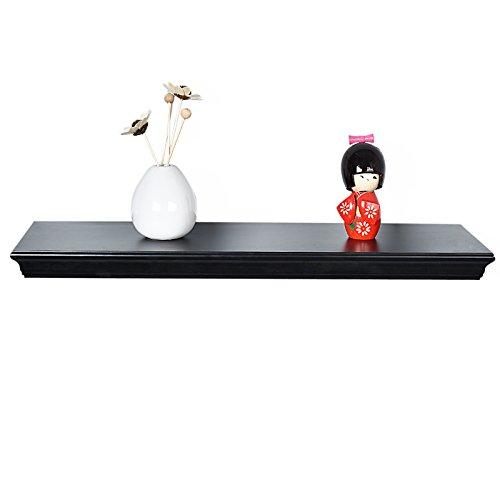 WELLAND Dover Floating Wall Shelf Wall Mounted Shelves Display, 24