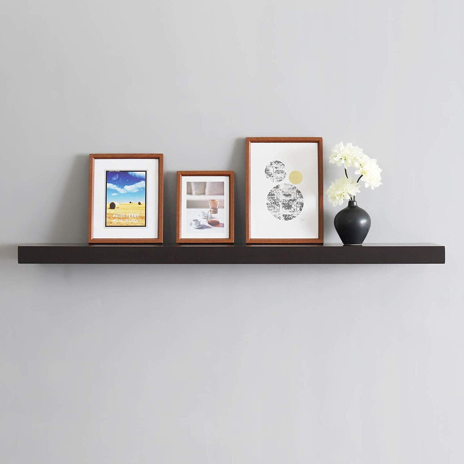 WELLAND New Chicago Floating Shelves Wall Mounted Shelf Display, 47.5