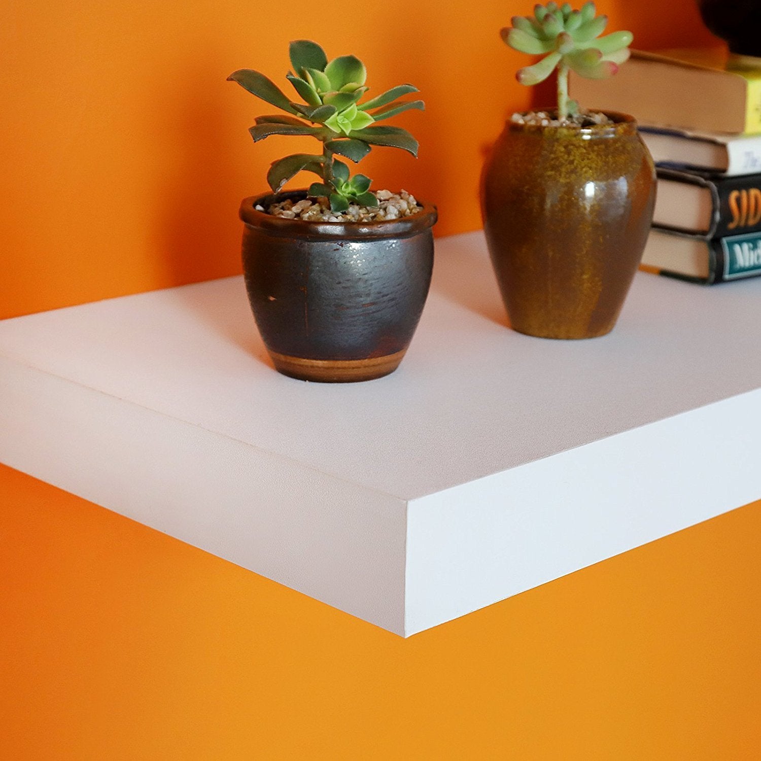 WELLAND 12 Inch Deep Grande Floating Shelf Wall Mounted Shelves Display, 36