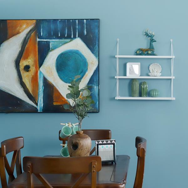 WELLAND 3-Tier Display Wall Mounted Shelves Storage Rack Wall Rack Holder Rack Floating Shelf, 24.5