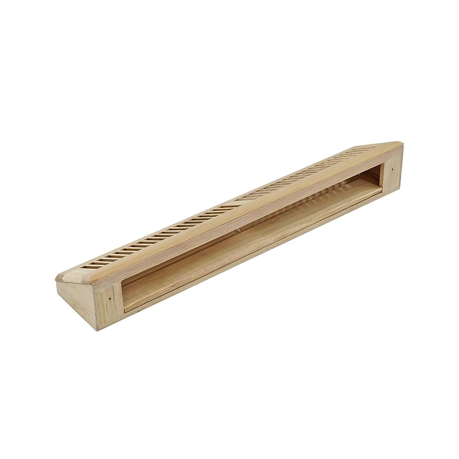 WELLAND Solid White Oak Baseboard Diffuser Unfinished Wood Vents