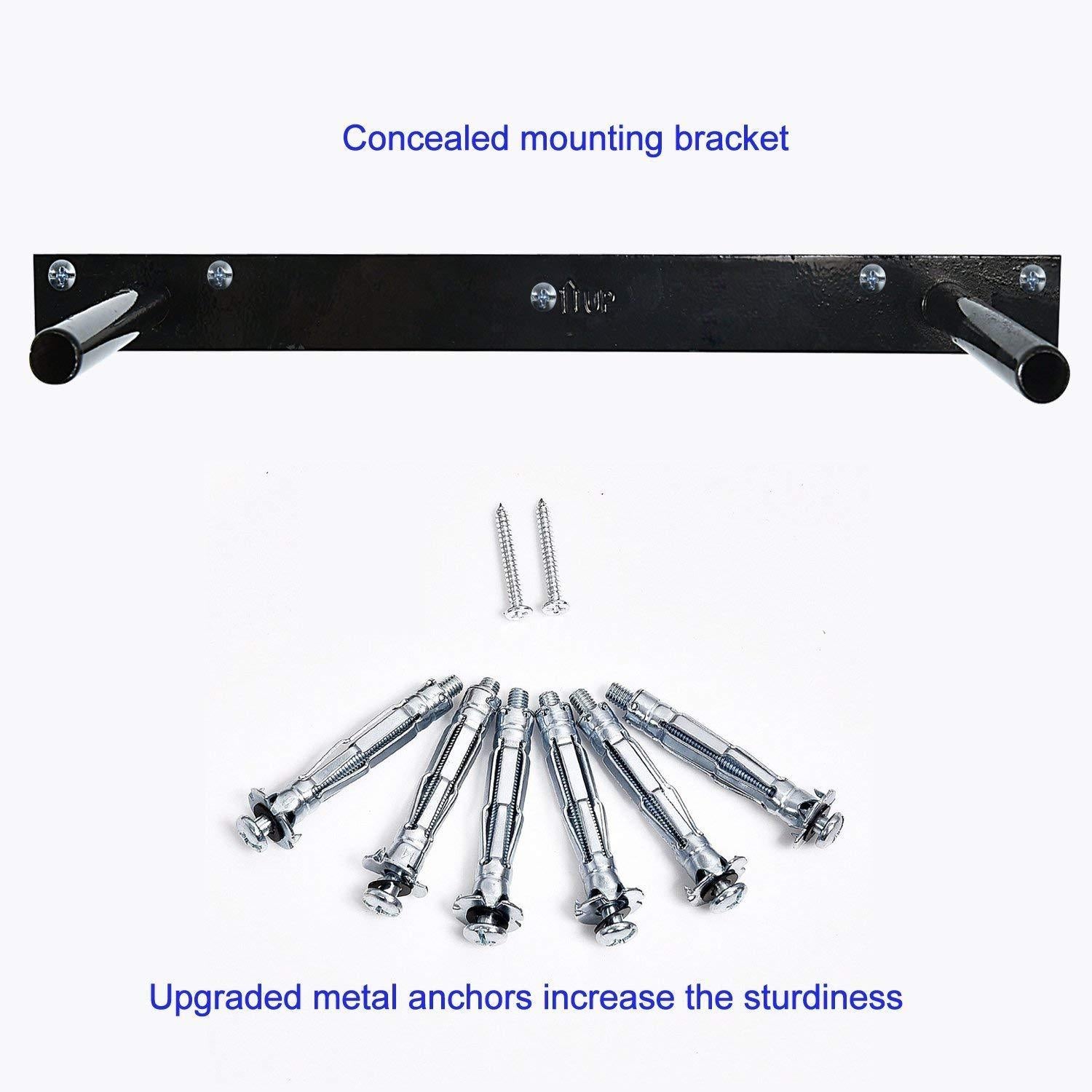 WELLAND New Chicago Floating Shelves Wall Mounted Shelf Display, 47.5