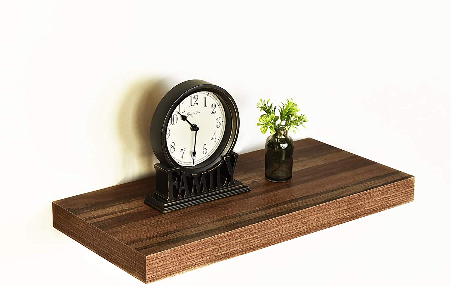 WELLAND 12 Inch Deep Grande Floating Shelf Wall Mounted Shelves Display, 24