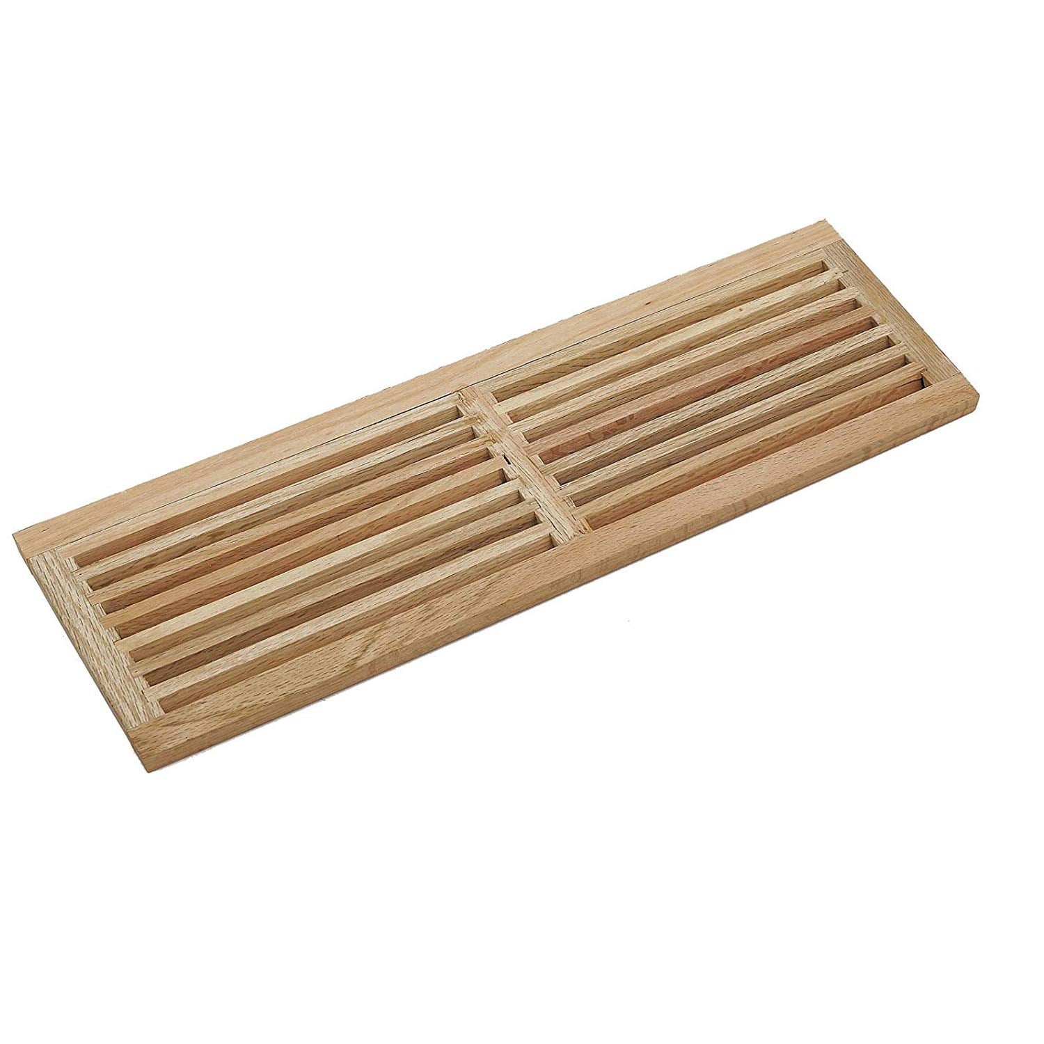 WELLAND Red Oak Unfinished Hardwood Register Cold Air Return Wall Vent