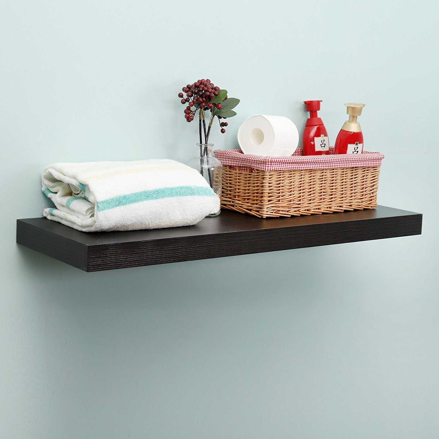 WELLAND 12 Inch Deep Grande Floating Shelf Wall Mounted Shelves Display, 36