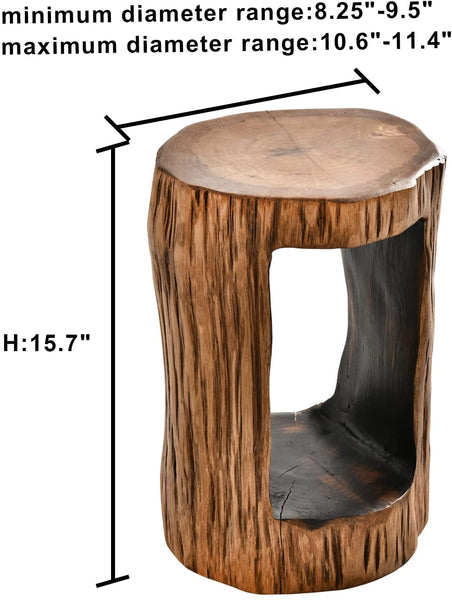 Welland tree stump side table best sale
