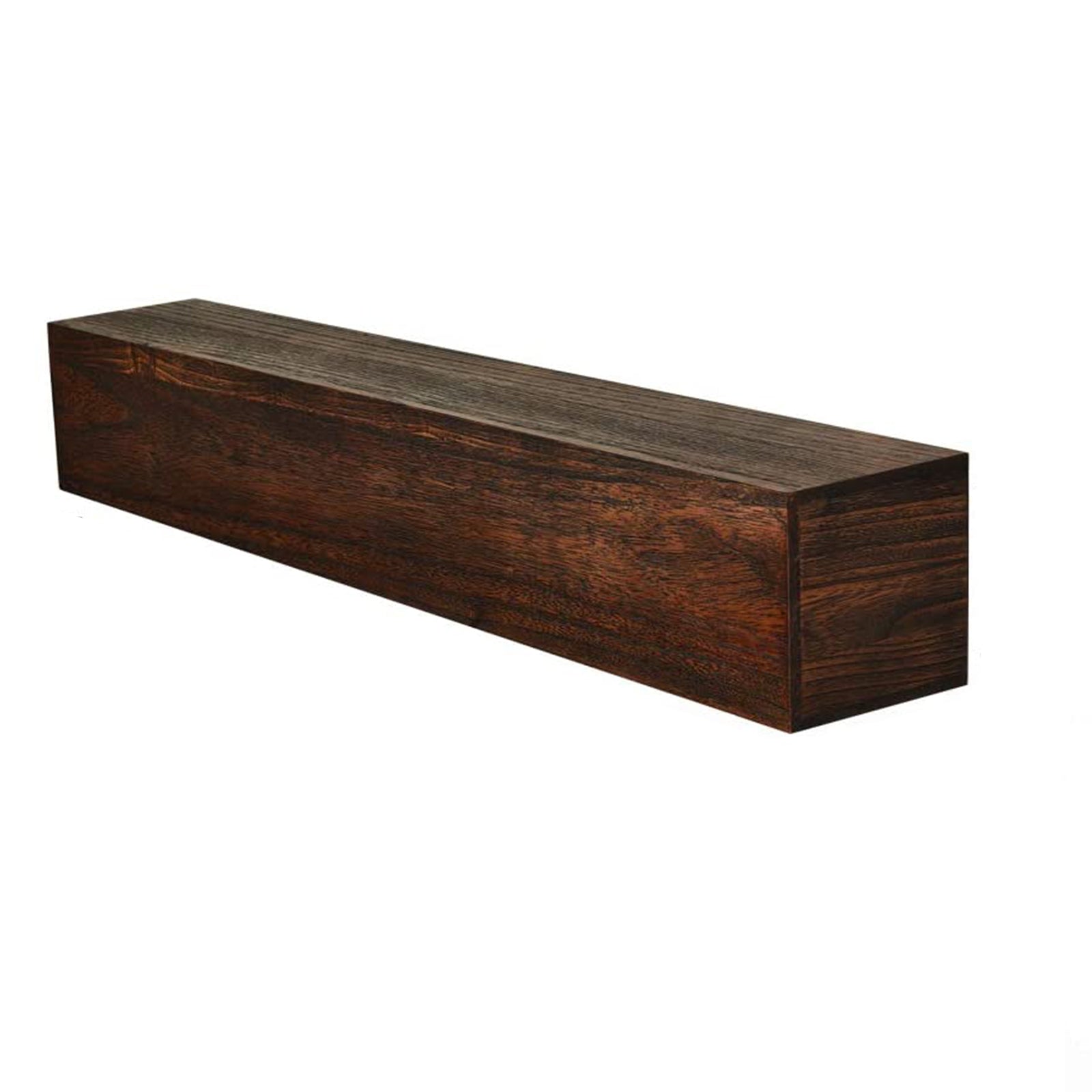 WELLAND Dylan Pinewood Rustic Wood Floating Shelf Fireplace Mantel Shelf Wall Mounted Shelves Display, 6