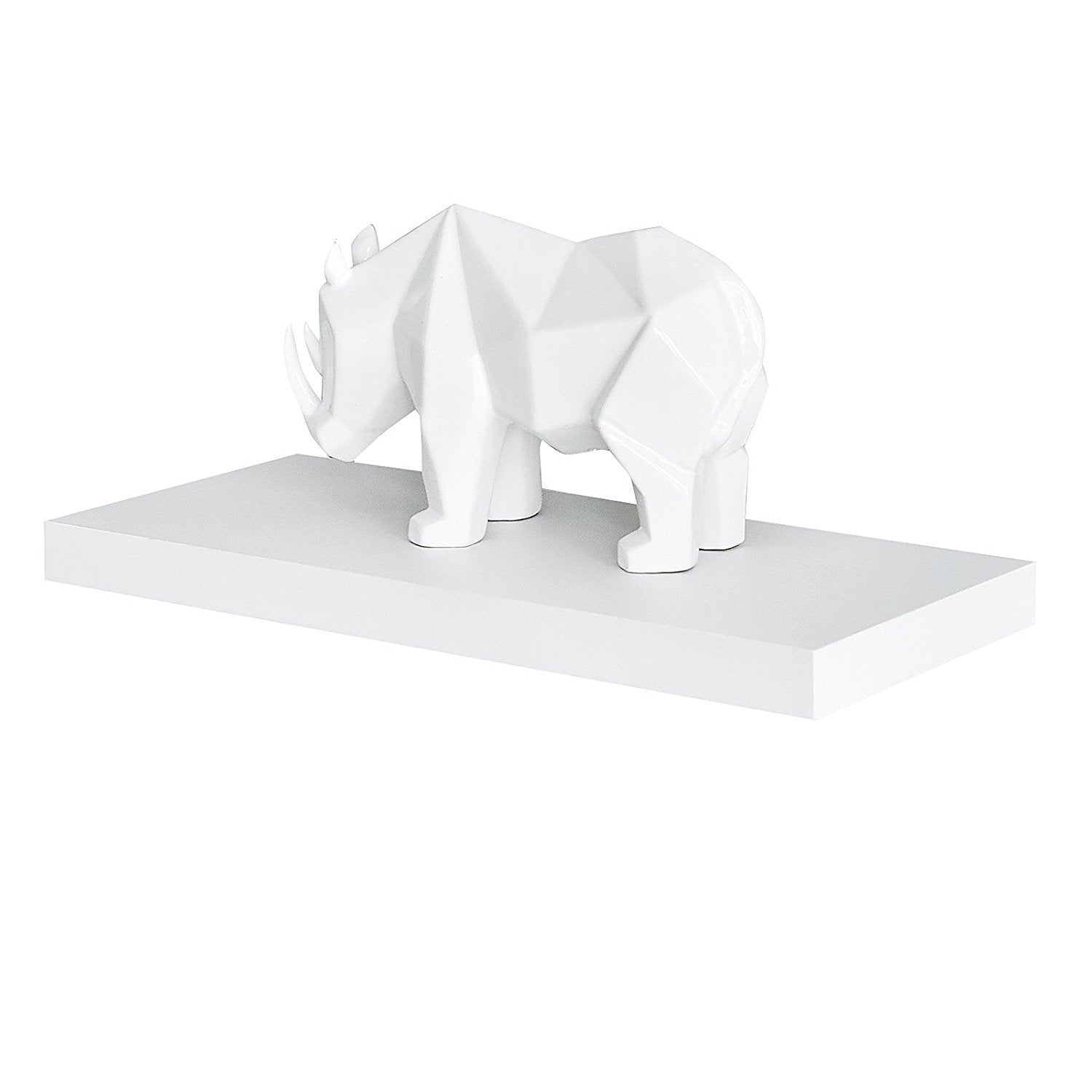 WELLAND Simons Floating Shelf Wood Modern Wall Mounted Display Shelves, 18